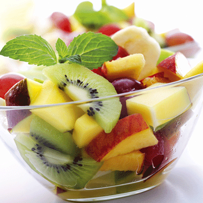 Fresh fruits and vegetables